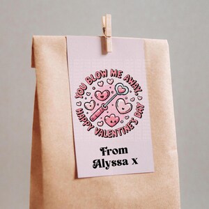 Personalisierte Valentinstag Bubbles Favor Tag Freund Geschenke für Kinder Schreiben Sie einfach Freund Schule Bearbeitbar Druckbar Valentinstag Ideen Kinder