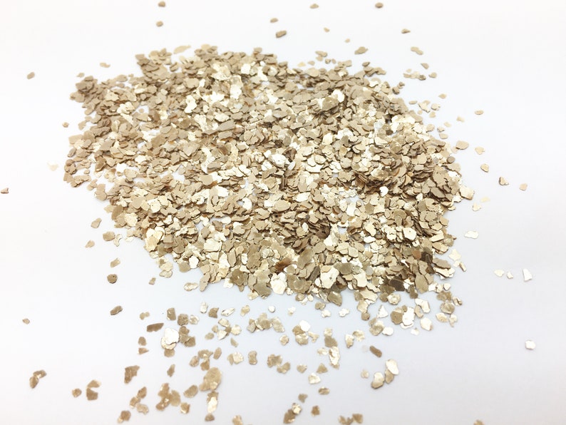 Gold Glitter Mica Flakes Fused Fusing Glass Resin Jewellery Etsy