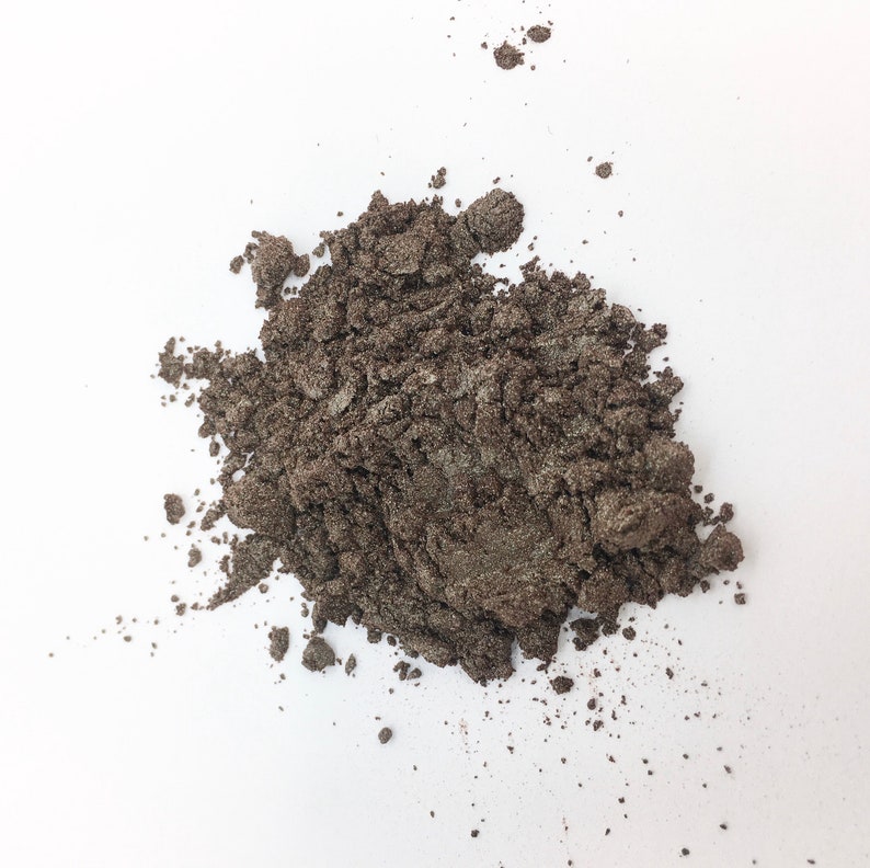 Dark Brown Mica Powder Fused Fusing Glass Jewellery Decoration Etsy