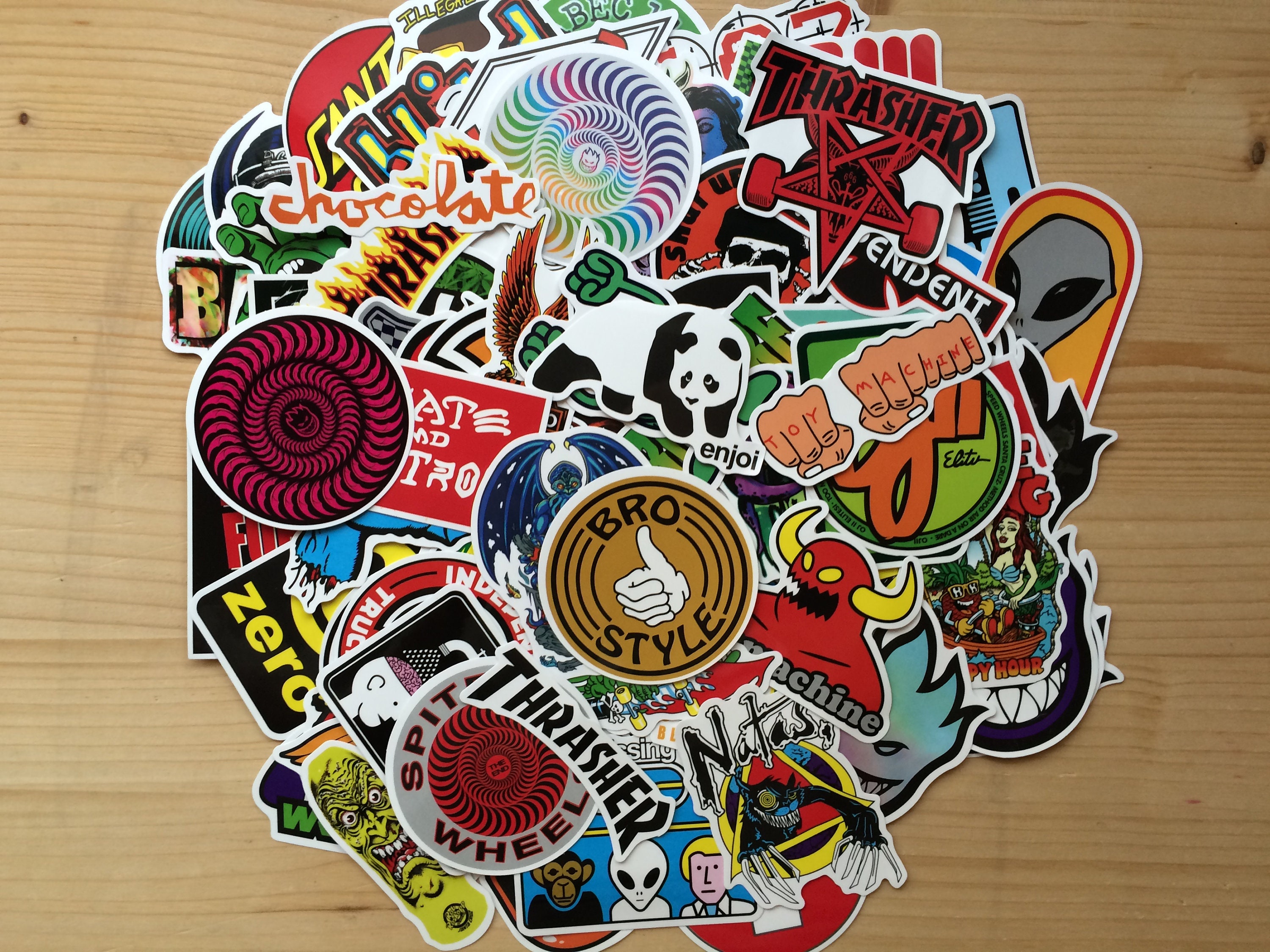 Lot Stickers Stickers Brands Skate Snowboard Rider Ski Etsy