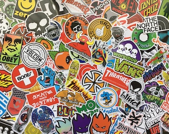 Set Of Stickers Stickers Brands Skate, Snowboard, Rider, stickers logos, skateboard, skateboard, ski, bike ...