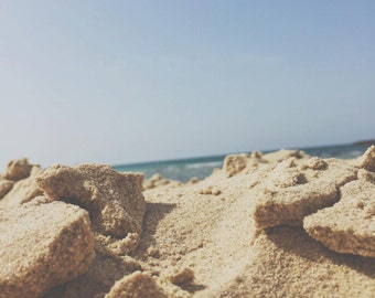 beach, tel aviv, sand, ocean, sky, beach, israel, summer, photo, photograph, print, modern, minimalist, abstract, photography print