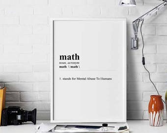 Math Interior Design Etsy