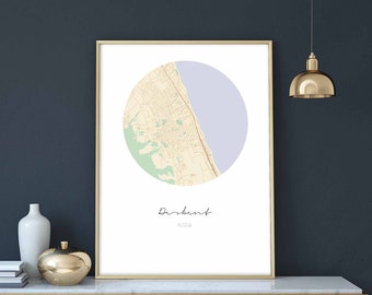 DERBENT Russia map poster wall decor design modern minimal nordic travel bedroom home art vintage retro dorm nursery housewarming