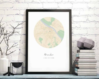 BRCKO Bosnia Herzegovina map poster wall decor design modern minimal nordic travel bedroom home art vintage retro dorm nursery housewarming