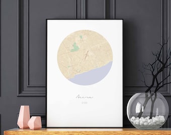 ACCRA Ghana map poster wall decor design modern minimal nordic travel bedroom home art vintage retro dorm nursery housewarming