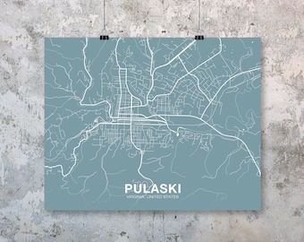 Custom PULASKI map