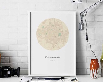 TUCUMAN Argentina map poster wall decor design modern minimal nordic travel bedroom home art vintage retro dorm nursery housewarming