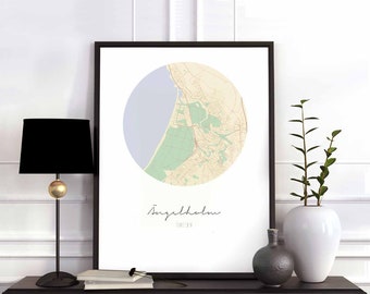 ANGELHOLM Sweden map poster wall decor design modern minimal nordic travel bedroom home art vintage retro dorm nursery housewarming