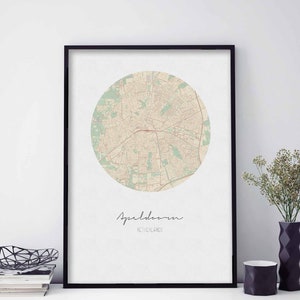 APELDOORN Nederland kaart poster wand decor ontwerp modern minimaal nordic reizen slaapkamer thuis kunst vintage retro slaapzaal kinderkamer housewarming