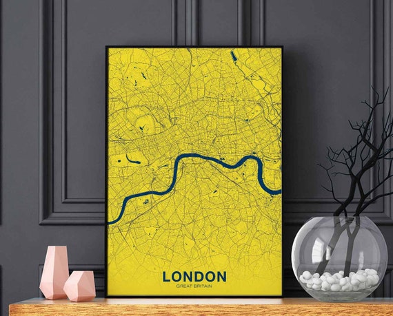 Milton Keynes Great Britain Uk Map Poster Color Hometown City Print Modern Home Decor Office Decoration Wall Art Dorm Bedroom Gift Prints Art Collectibles 330 Co Il