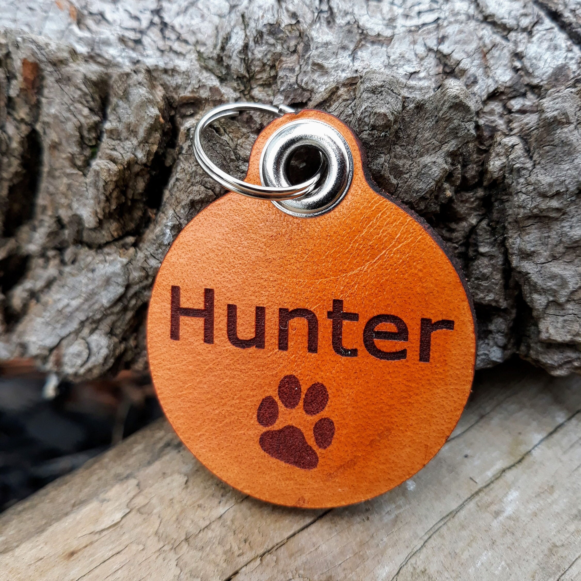 Leather dog tag quiet dog tags custom dog tags dog lover Etsy