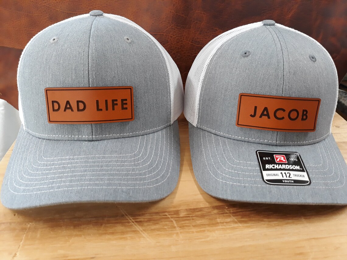 Daddy and child matching hats Dad Life and son Matching hats Etsy