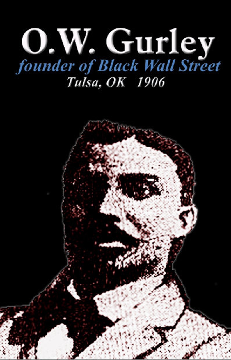 Black Icons Series OW Gurley Founder of Black Wall Street Etsy