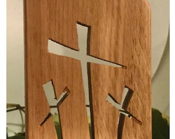 3 Crosses Curved - for that ideal spot at Easter