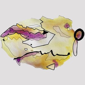 Arte de mapa del desierto, pintura de mapa en acuarela, arte de mapa vintage, arte bohemio del desierto, impresión minimalista del desierto, arte de pared del suroeste, arte de pared de oficina