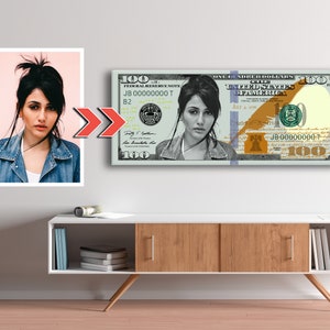 NEW 100 Dollar Bill Template - Letter Page With 4 Real Size Dollar ...