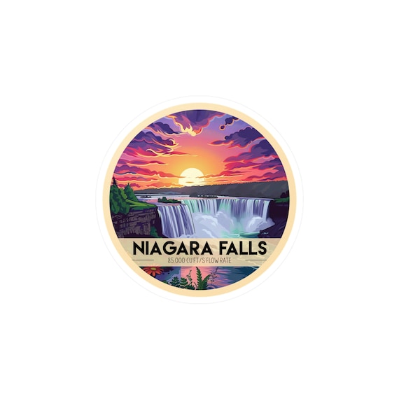 Niagara Falls - Waterproof Vinyl Sticker | Water, Scratch and UV Resistant