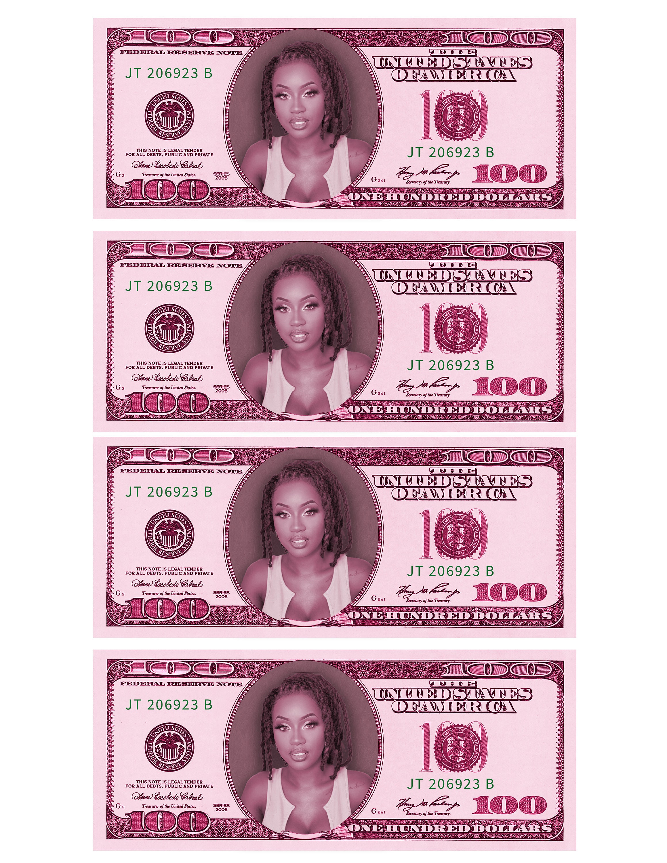Personalized 100 Dollar Bill PINK Teacher Money Classroom Etsy Personalized 100 Dollar Bill PINK Teacher Money Classroom Etsy