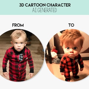 Personalized Cartoon Character Design | Custom AI-generated Image