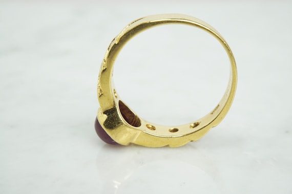 Gorgeous 18K Ruby & Diamond Ring - image 8