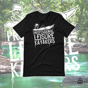 Professional Leisure Kayakers Stacked Short-Sleeve Unisex T-Shirt
