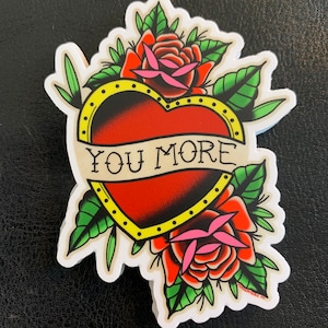 Love You More Heart Rozen Valentijnsdag Traditioneel Hart