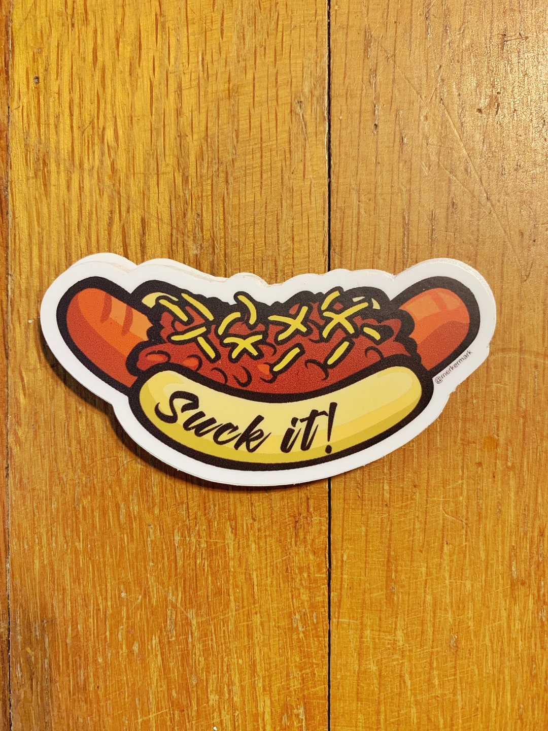 Suckin on Chili Dogs Sticker - Etsy