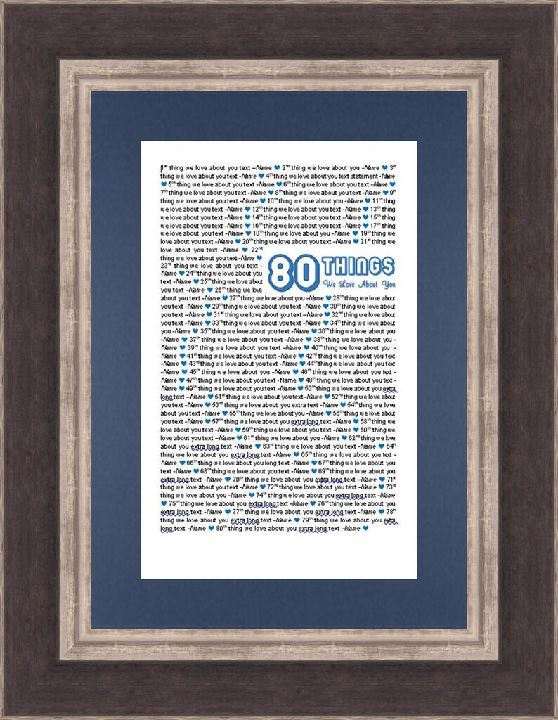 11x17 Template in Microsoft Word for 80 Things We Love Etsy