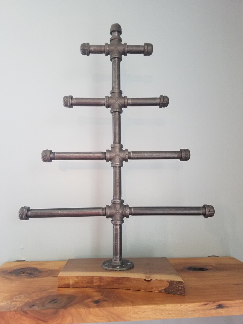 Pipe Christmas Tree Industrial Pipe Tree Ornament Hanger Etsy