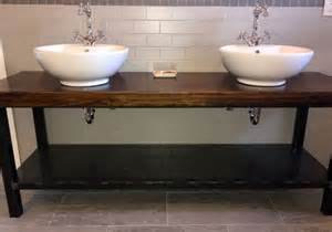 Reclaimed Wood Bathroom Vanity - Etsy