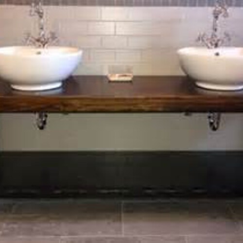 Reclaimed Wood Bathroom Vanity Etsy