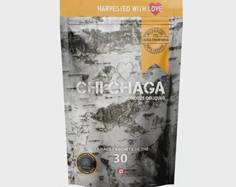 Chaga Mushroom & Chamomile Combo - 30 Tea bags