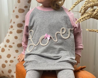 BIO Sweater - Raglan - LOVE 62-152 Children's Clothing Sweat