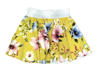 Mustard Cicle Skirt
