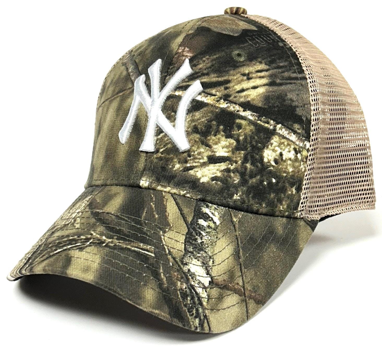 oMA NY NY METAL CAMO HAT