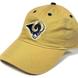 Los Angeles Rams NFL Vintage Reebok Khaki Gold Relaxed Fit Hat Cap Adjustable