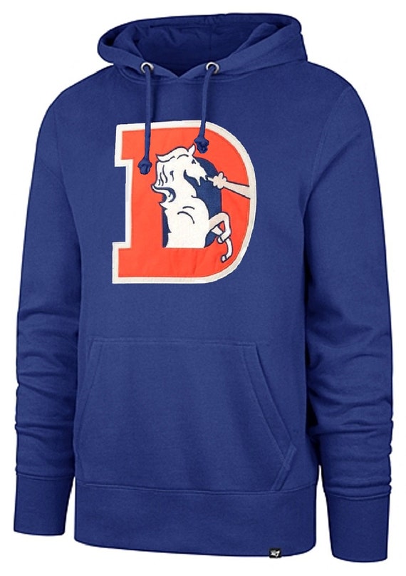 Denver broncos throwback hoodie hot sale