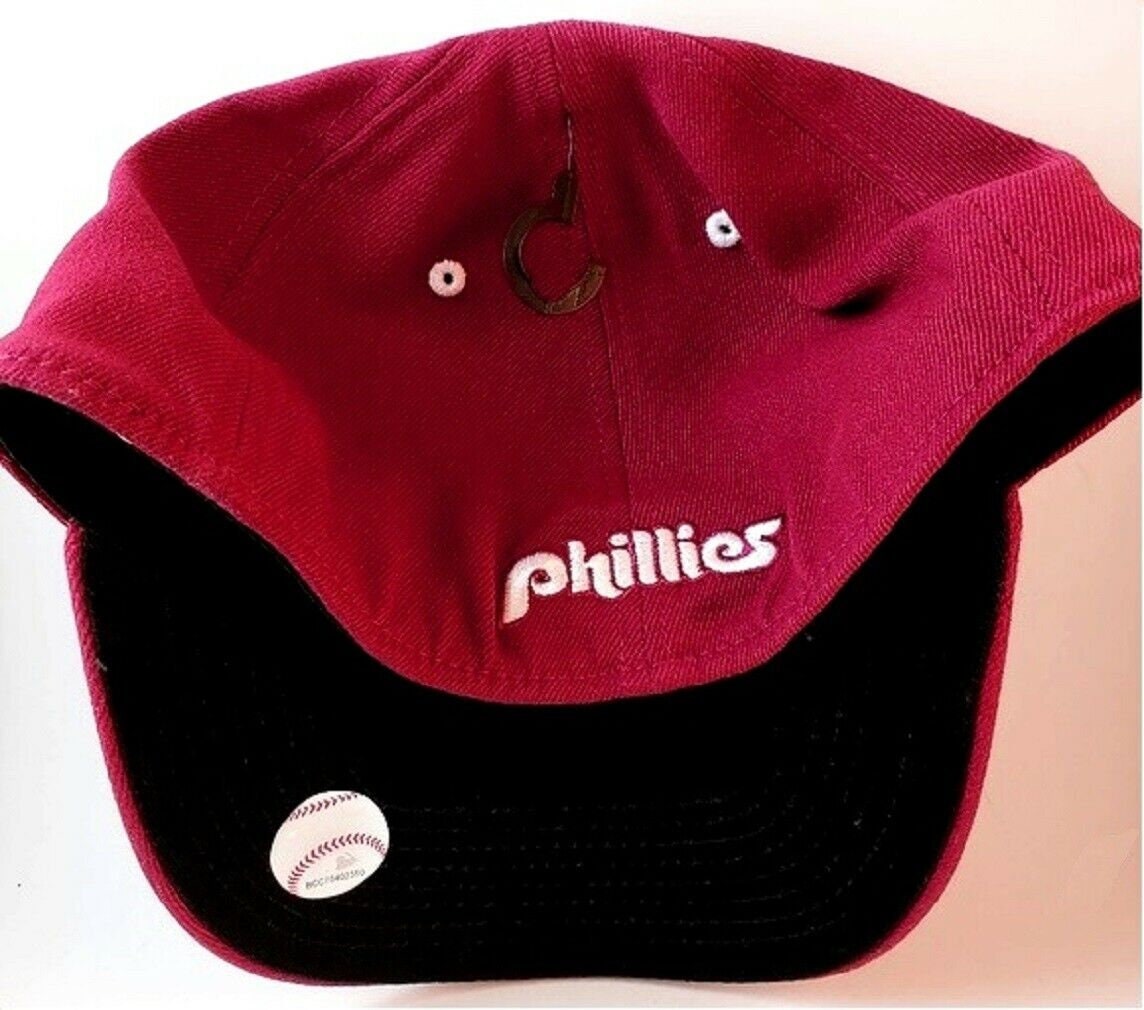 Vintage 1960s Philadelphia Phillies KM Game Model Baseball Hat Cap
