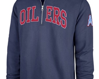 47 Men's Houston Oilers Warren Long Sleeve Hoodie