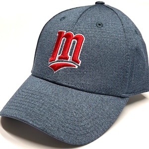 OC Sports Minnesota Twins MLB Retro Throwback Navy Blue Hat Cap M Logo  Adult Men's Adjustable