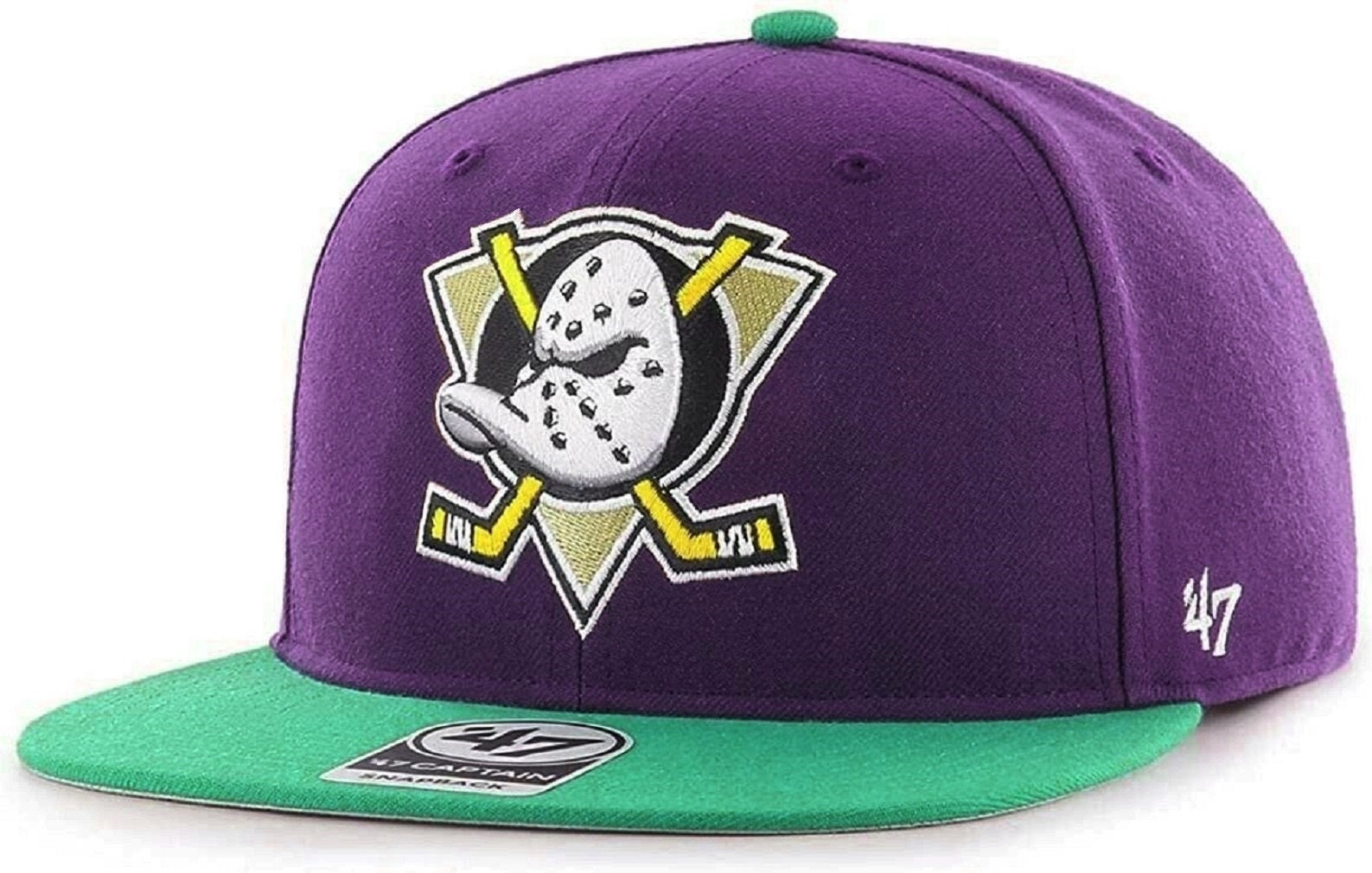 Anaheim Mighty Ducks Vintage Logo 7 Spell Out Snapback Cap Hat - NWT –  thecapwizard