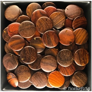 Flat round disk natural wood beads unstained varnished handmade 25mm wood beads supplies for jewelry making DIY - 10Pcs