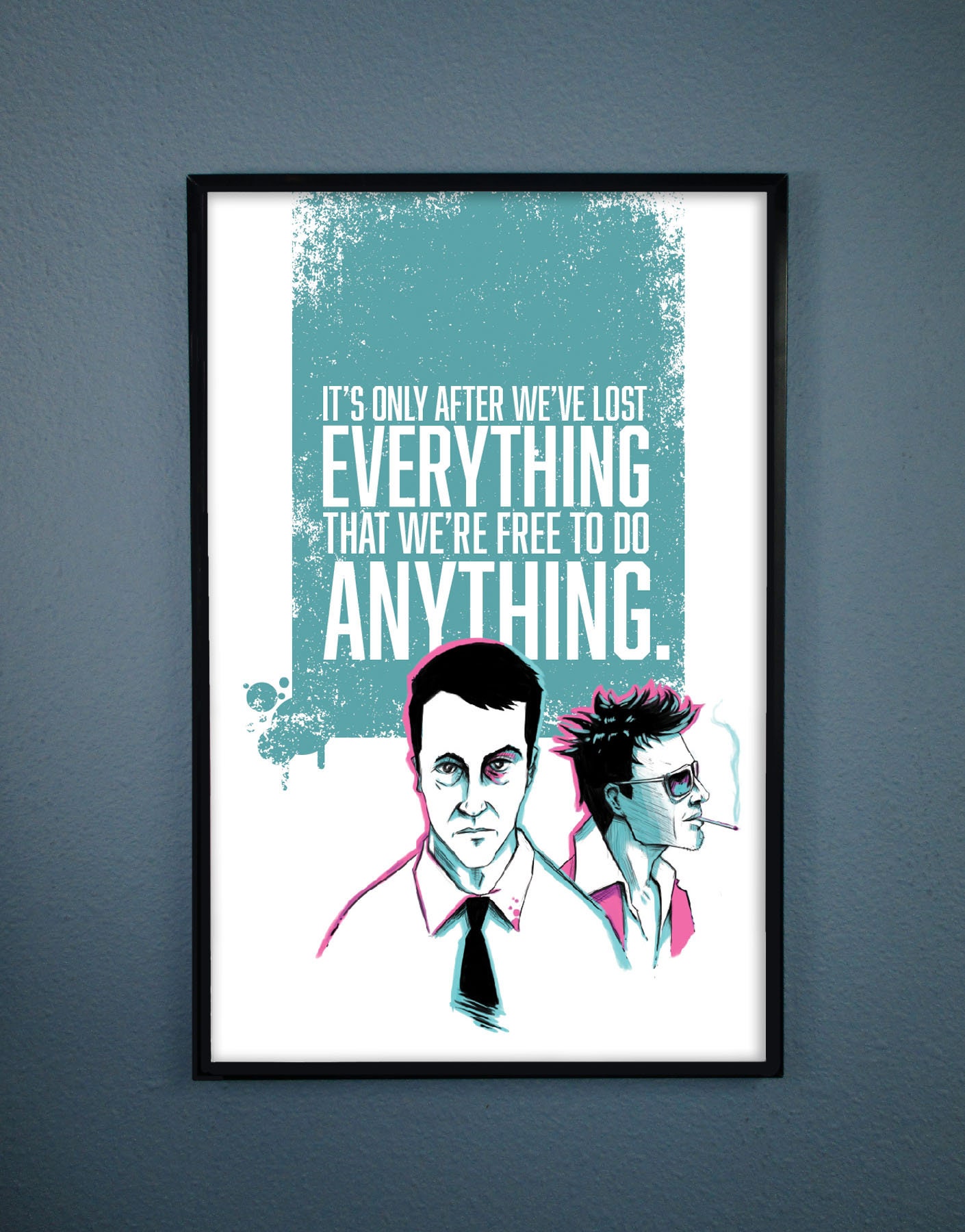 Fight Club poster Poster for Sale by BenjaminsFashi