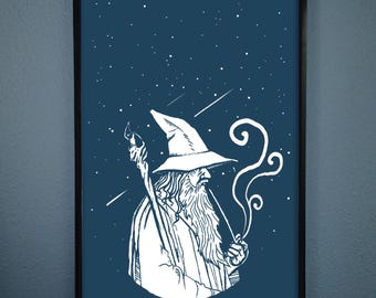 Gandalf Portrait From Lord Of The Rings