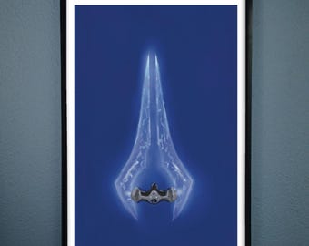 Painting of the Energy Sword From Halo