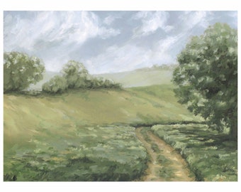 English Countryside IV (Print)