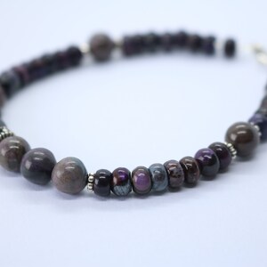 Sugilite bracelet.  Extremely rare,  Unisex, gifts for her, stacking, layering
