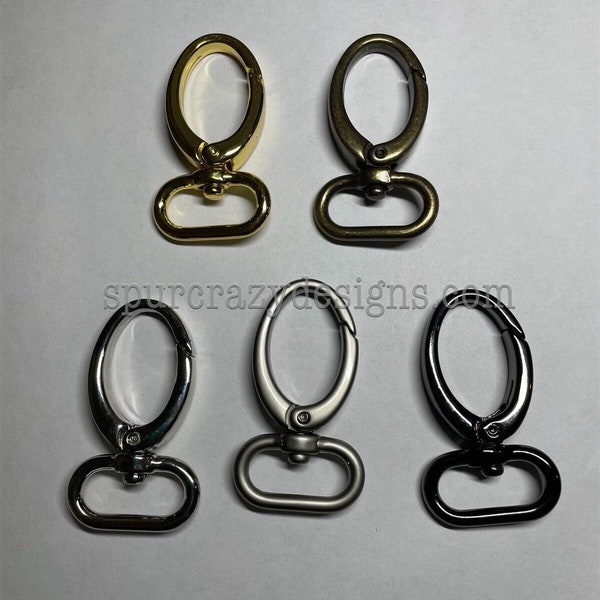 One Inch Wide Purse Hardware, Swivel Snaps, Bag Hooks, Strap Hooks, Handbag Hardware, Purse Clasp, purse making supplies, Swivel Snap