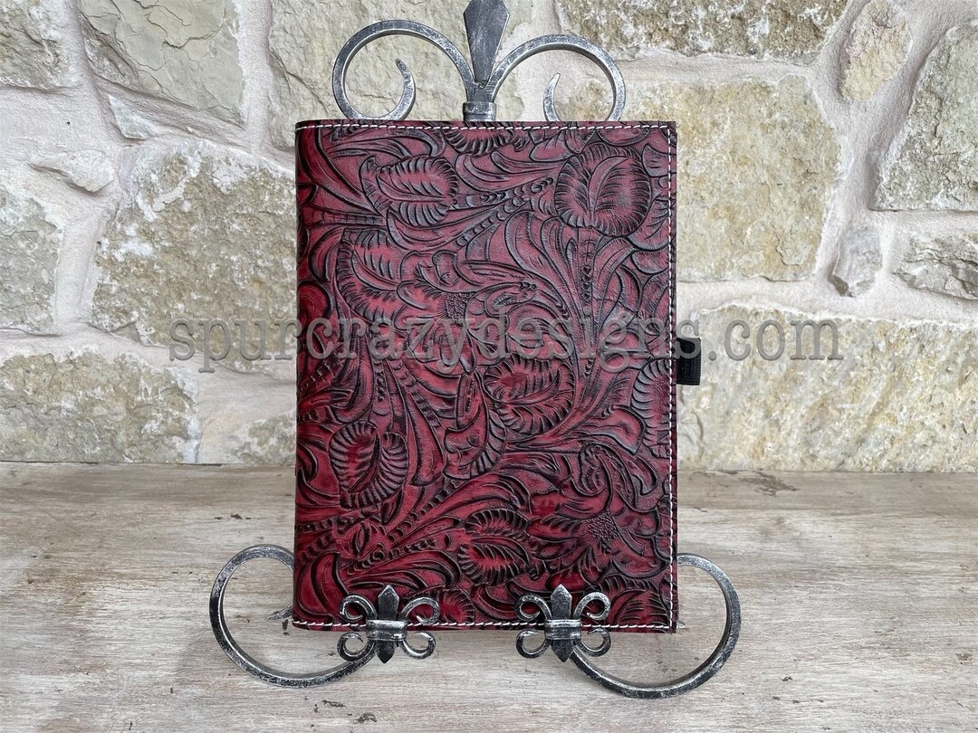Red Composition Notebook Cover Red Leather Notebook Cover Etsy